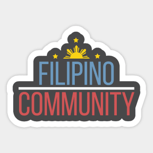 Filipino Community Gathering Kabayan Countryman Gift Sticker